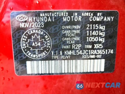 Zdjęcie 13 z 13 samochodu: 2024 HYUNDAI SONATA N-LINE 4DR VIN:KMHL54JC1RA365174 - miniatura