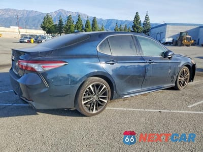 Trzecie zdjęcie samochodu z tyłu: 2019 TOYOTA CAMRY XSE VIN:4T1B61HK9KU787105 - miniatura