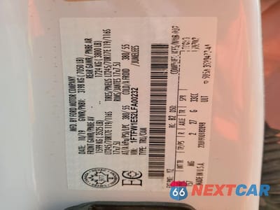 Zdjęcie 12 z 12 samochodu: 2020 FORD F150 SUPERCREW VIN:1FTFW1E52LFA00232 - miniatura