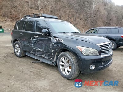 Czwarte zdjęcie samochodu z boku: 2011 INFINITI QX56 BASE VIN:JN8AZ2NE0B9001131 - miniatura