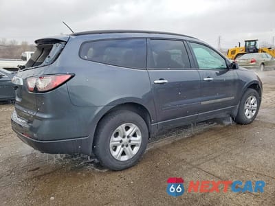 Trzecie zdjęcie samochodu z tyłu: 2013 CHEVROLET TRAVERSE LS VIN:1GNKRFED9DJ103292 - miniatura