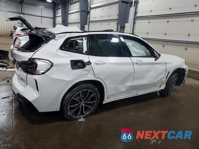 Trzecie zdjęcie samochodu z tyłu: 2022 BMW X3 XDRIVE30I VIN:5UX53DP04N9M38807 - miniatura