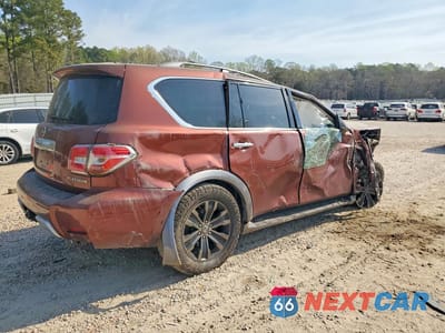 Trzecie zdjęcie samochodu z tyłu: 2018 NISSAN ARMADA PLATINUM VIN:JN8AY2NE3J9730581 - miniatura