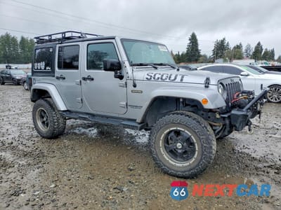 Czwarte zdjęcie samochodu z boku: 2017 JEEP WRANGLER UNLIMITED SPORT VIN:1C4BJWDG2HL593113 - miniatura
