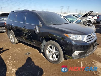 Czwarte zdjęcie samochodu z boku: 2013 TOYOTA HIGHLANDER LIMITED VIN:5TDDK3EH6DS214960 - miniatura