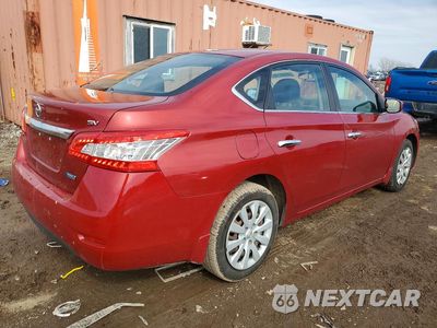Trzecie zdjęcie samochodu z tyłu: 2014 NISSAN SENTRA SV VIN:3N1AB7AP6EY308454 - miniatura