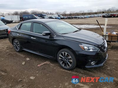 Czwarte zdjęcie samochodu z boku: 2019 NISSAN SENTRA SR VIN:3N1AB7AP4KY375193 - miniatura