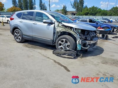 Czwarte zdjęcie samochodu z boku: 2019 HONDA CR-V EX VIN:5J6RW1H54KA035045 - miniatura