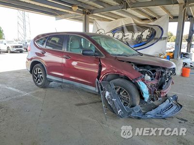 Czwarte zdjęcie samochodu z boku: 2016 HONDA CR-V SE VIN:2HKRM4H49GH621082 - miniatura