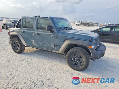 Czwarte zdjęcie samochodu z boku: 2026 JEEP WRANGLER SPORT VIN:1C4PJXDN2TW163146 - miniatura