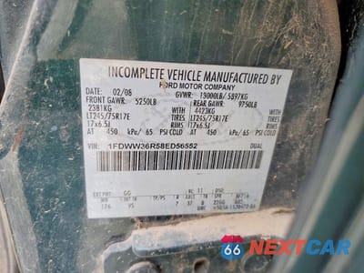 Zdjęcie 10 z 10 samochodu: 2008 FORD F350 SUPER DUTY VIN:1FDWW36R58ED56552 - miniatura
