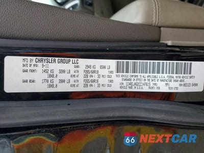Zdjęcie 13 z 13 samochodu: 2012 DODGE DURANGO SXT VIN:1C4RDJAG2CC147615 - miniatura