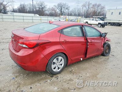 Trzecie zdjęcie samochodu z tyłu: 2016 HYUNDAI ELANTRA SE VIN:5NPDH4AE8GH713785 - miniatura