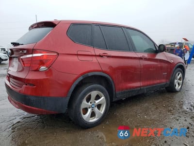 Trzecie zdjęcie samochodu z tyłu: 2012 BMW X3 XDRIVE28I VIN:5UXWX5C54CL717190 - miniatura