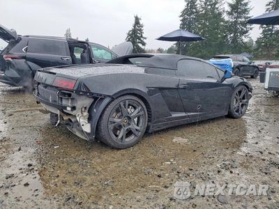 Trzecie zdjęcie samochodu z tyłu: 2010 LAMBORGHINI GALLARDO SPYDER VIN:ZHWGU6AU6ALA08962 - miniatura