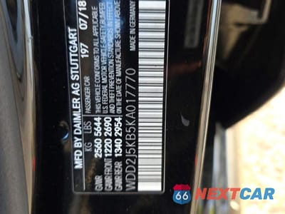 Zdjęcie 10 z 11 samochodu: 2019 MERCEDES-BENZ CLS 450 4MATIC VIN:WDD2J5KB5KA017770 - miniatura