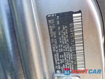 Zdjęcie 12 z 12 samochodu: 2004 BMW Z4 2.5 VIN:4USBT33474LS48518 - miniatura