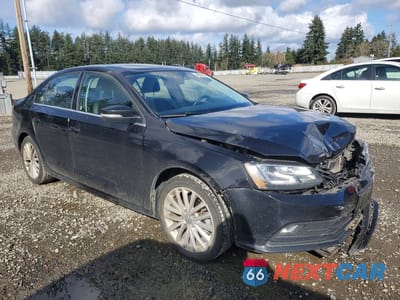 Czwarte zdjęcie samochodu z boku: 2016 VOLKSWAGEN JETTA SEL VIN:3VWL17AJ8GM356436 - miniatura