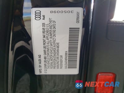 Zdjęcie 13 z 13 samochodu: 2023 AUDI A4 PREMIUM PLUS 45 VIN:WAUEAAF46PA009614 - miniatura