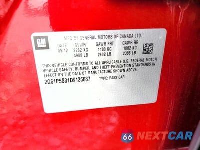 Zdjęcie 13 z 13 samochodu: 2013 CADILLAC XTS LUXURY COLLECTION VIN:2G61P5S31D9136687 - miniatura