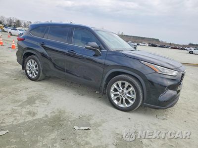 Czwarte zdjęcie samochodu z boku: 2020 TOYOTA HIGHLANDER LIMITED VIN:5TDDZRBH6LS046240 - miniatura