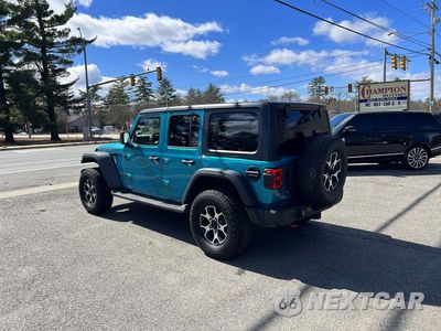 Trzecie zdjęcie samochodu z tyłu: 2020 JEEP WRANGLER UNLIMITED RUBICON VIN:1C4HJXFG3LW106733 - miniatura