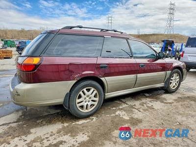 Trzecie zdjęcie samochodu z tyłu: 2001 SUBARU LEGACY OUTBACK VIN:4S3BH665817611359 - miniatura