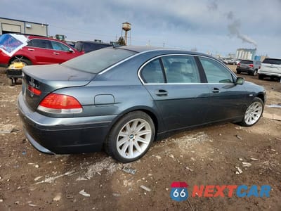 Trzecie zdjęcie samochodu z tyłu: 2002 BMW 745 LI VIN:WBAGN63412DR02960 - miniatura