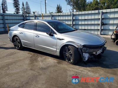 Czwarte zdjęcie samochodu z boku: 2025 HYUNDAI SONATA N LINE VIN:KMHL54JC1SA515466 - miniatura