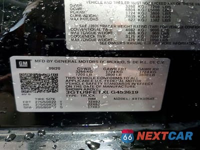 Zdjęcie 13 z 13 samochodu: 2020 GMC SIERRA K1500 DENALI VIN:3GTU9FETXLG453619 - miniatura