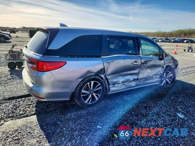 Trzecie zdjęcie samochodu z tyłu: 2022 HONDA ODYSSEY TOURING VIN:5FNRL6H88NB010439 - miniatura