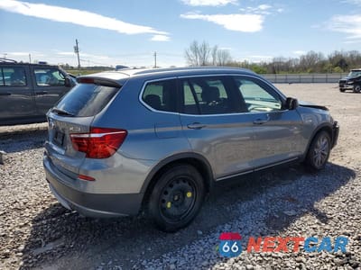 Trzecie zdjęcie samochodu z tyłu: 2013 BMW X3 XDRIVE28I VIN:5UXWX9C53D0D03752 - miniatura