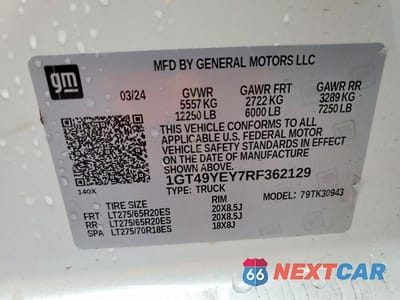 Zdjęcie 14 z 14 samochodu: 2024 GMC SIERRA K3500 DENALI ULTIMATE VIN:1GT49YEY7RF362129 - miniatura