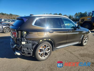 Trzecie zdjęcie samochodu z tyłu: 2020 BMW X3 XDRIVE30I VIN:5UXTY5C02LLT36460 - miniatura