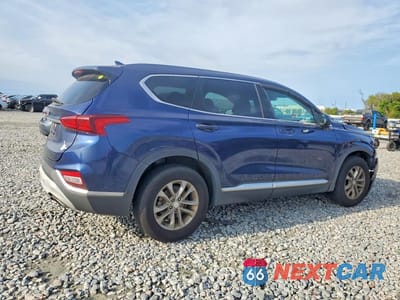 Trzecie zdjęcie samochodu z tyłu: 2019 HYUNDAI SANTA FE SEL 2.4L VIN:5NMS33AD9KH105951 - miniatura