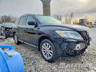 Czwarte zdjęcie samochodu z boku: 2014 NISSAN PATHFINDER SV VIN:5N1AR2MMXEC646442 - miniatura