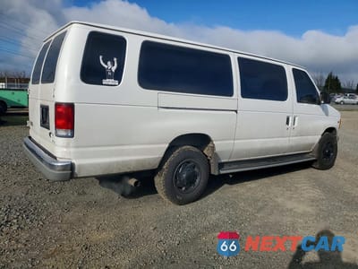 Trzecie zdjęcie samochodu z tyłu: 1999 FORD ECONOLINE E350 SUPER DUTY WAGON VIN:1FBSS31L3XHB17200 - miniatura