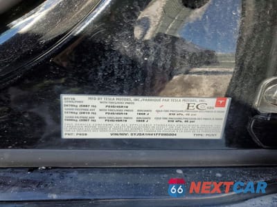 Zdjęcie 13 z 13 samochodu: 2015 TESLA MODEL S P85D VIN:5YJSA1H41FF095004 - miniatura