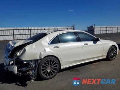 Trzecie zdjęcie samochodu z tyłu: 2015 MERCEDES-BENZ S 550 VIN:WDDUG8CB1FA194488 - miniatura