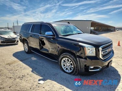 Czwarte zdjęcie samochodu z boku: 2019 GMC YUKON XL K1500 SLT VIN:1GKS2GKC4KR272024 - miniatura
