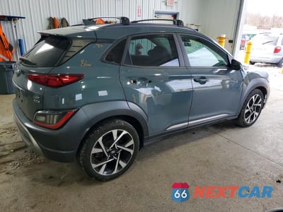 Trzecie zdjęcie samochodu z tyłu: 2022 HYUNDAI KONA LIMITED VIN:KM8K5CA34NU795781 - miniatura