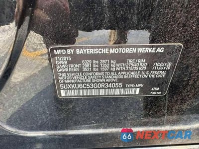 Zdjęcie 10 z 10 samochodu: 2016 BMW X6 XDRIVE50I VIN:5UXKU6C53G0R34055 - miniatura