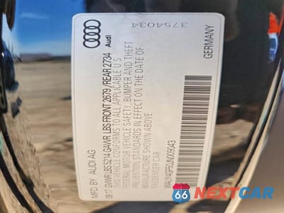 Zdjęcie 12 z 12 samochodu: 2018 AUDI S5 PREMIUM PLUS VIN:WAUY4GF50JN009043 - miniatura