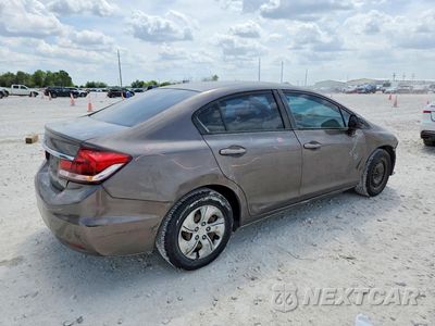 Trzecie zdjęcie samochodu z tyłu: 2013 HONDA CIVIC LX VIN:2HGFB2F51DH547851 - miniatura