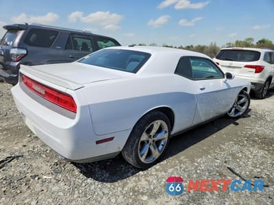 Trzecie zdjęcie samochodu z tyłu: 2012 DODGE CHALLENGER R VIN:2C3CDYBT4CH196102 - miniatura