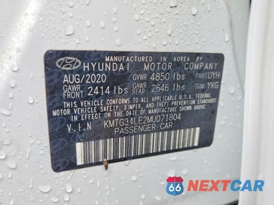 Zdjęcie 12 z 12 samochodu: 2021 GENESIS G70 3.3T VIN:KMTG34LE2MU071804 - miniatura