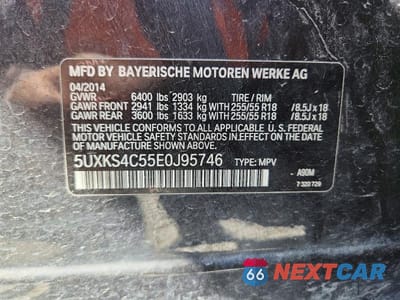 Zdjęcie 14 z 14 samochodu: 2014 BMW X5 XDRIVE35D VIN:5UXKS4C55E0J95746 - miniatura