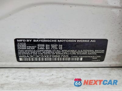 Zdjęcie 13 z 13 samochodu: 2014 BMW 320 I XDRIVE VIN:WBA3C3C5XEF986765 - miniatura