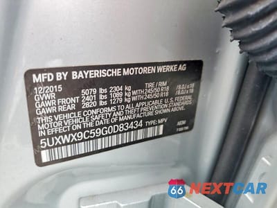 Zdjęcie 13 z 13 samochodu: 2016 BMW X3 XDRIVE28I VIN:5UXWX9C59G0D83434 - miniatura