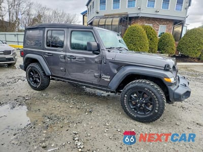 Czwarte zdjęcie samochodu z boku: 2019 JEEP WRANGLER UNLIMITED SPORT VIN:1C4HJXDG0KW666775 - miniatura